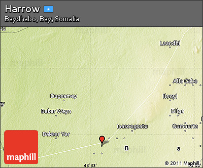 Physical Map of Harrow