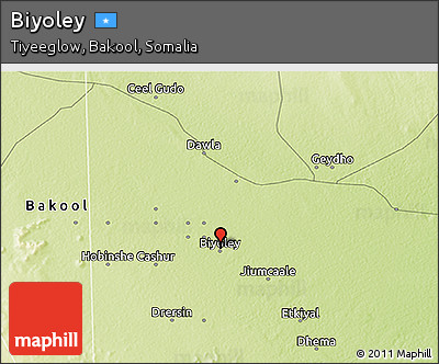Physical 3D Map of Biyoley