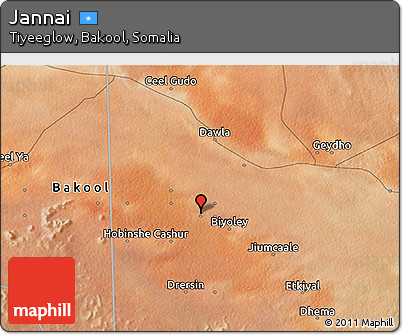 Satellite 3D Map of Jannai