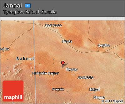 Satellite 3D Map of Jannai