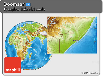 Physical Location Map of Doomaar