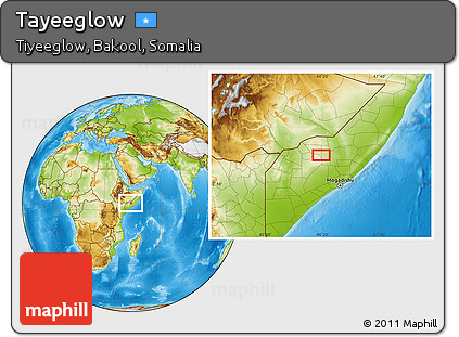 Physical Location Map of Tayeeglow