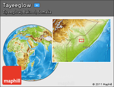 Physical Location Map of Tayeeglow