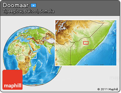 Physical Location Map of Doomaar