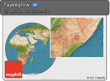 Satellite Location Map of Tayeeglow