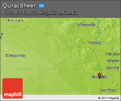 Physical Panoramic Map of Quracdheer