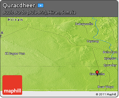 Physical Panoramic Map of Quracdheer