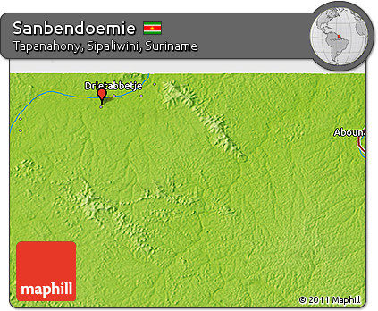 Physical 3D Map of Sanbendoemie