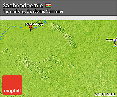 Physical 3D Map of Sanbendoemie