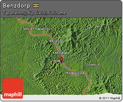 Satellite 3D Map of Benzdorp