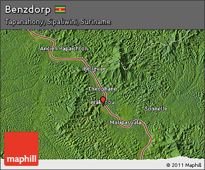 Satellite 3D Map of Benzdorp