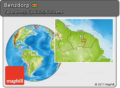 Physical Location Map of Benzdorp