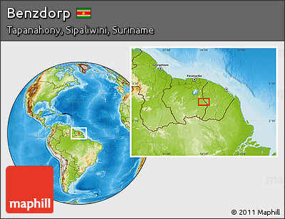 Physical Location Map of Benzdorp