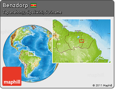 Physical Location Map of Benzdorp