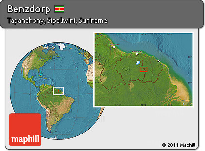 Satellite Location Map of Benzdorp