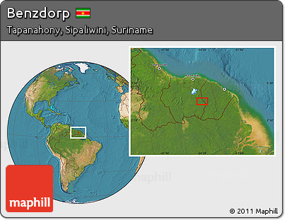 Satellite Location Map of Benzdorp