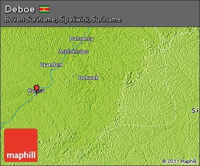 Physical 3D Map of Deboe