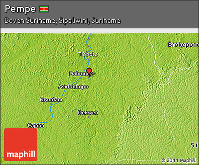 Physical 3D Map of Pempe