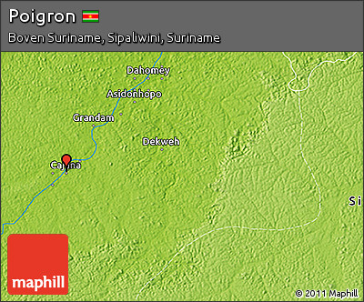 Physical 3D Map of Poigron