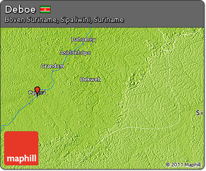 Physical 3D Map of Deboe