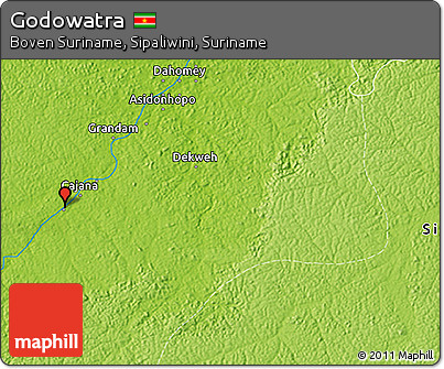 Physical 3D Map of Godowatra