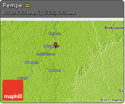 Physical 3D Map of Pempe