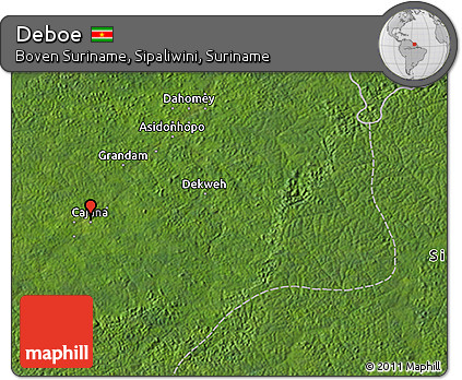 Satellite 3D Map of Deboe
