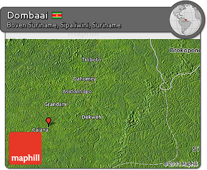 Satellite 3D Map of Dombaai