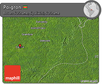 Satellite 3D Map of Poigron