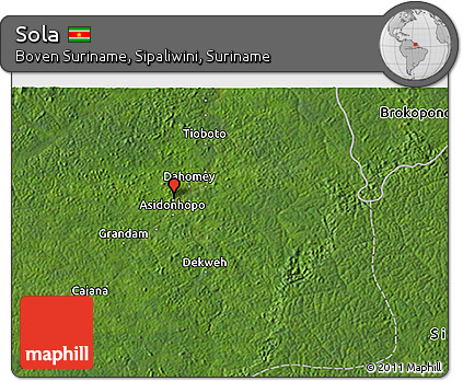 Satellite 3D Map of Sola