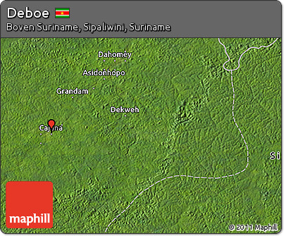 Satellite 3D Map of Deboe