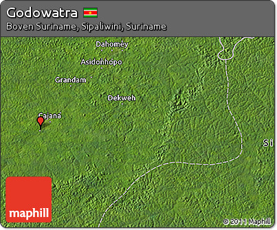 Satellite 3D Map of Godowatra