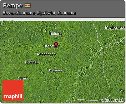 Satellite 3D Map of Pempe