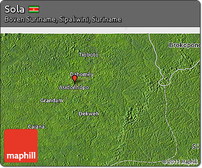 Satellite 3D Map of Sola