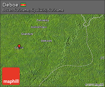 Satellite 3D Map of Deboe