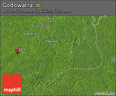 Satellite 3D Map of Godowatra
