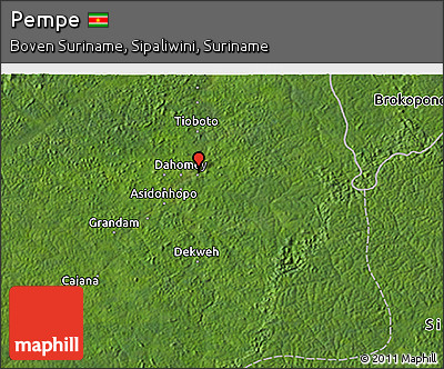 Satellite 3D Map of Pempe