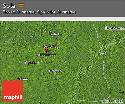 Satellite 3D Map of Sola