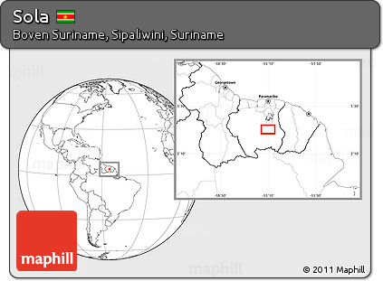Blank Location Map of Sola