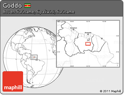Blank Location Map of Goddo