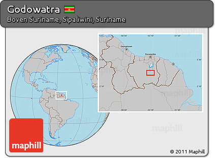 Gray Location Map of Godowatra