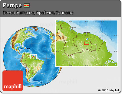 Physical Location Map of Pempe