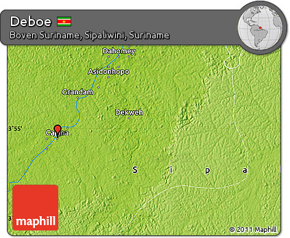Physical Map of Deboe