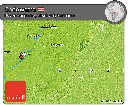 Physical Map of Godowatra