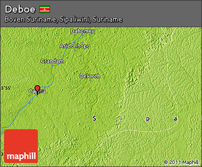 Physical Map of Deboe