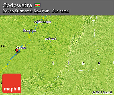 Physical Map of Godowatra