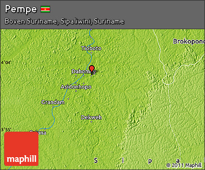 Physical Map of Pempe