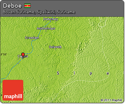Physical Map of Deboe
