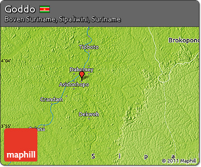Physical Map of Goddo