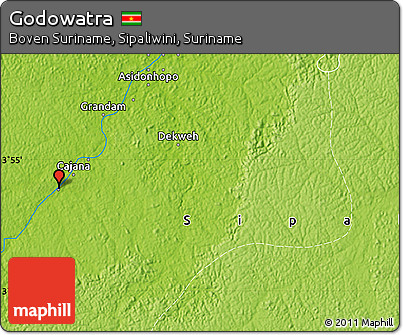 Physical Map of Godowatra